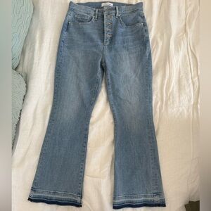 Loft kicked crop jeans- brand new